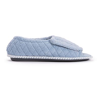 MUK LUKS Women's Peep-Toe Slippers