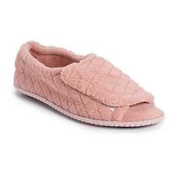 MUK LUKS Women's Peep-Toe Slippers