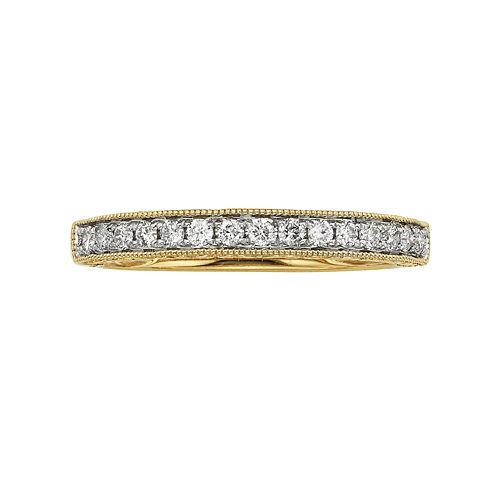 14k Gold 1/4ct. T.W. IGL Certified Diamond Wedding Ring