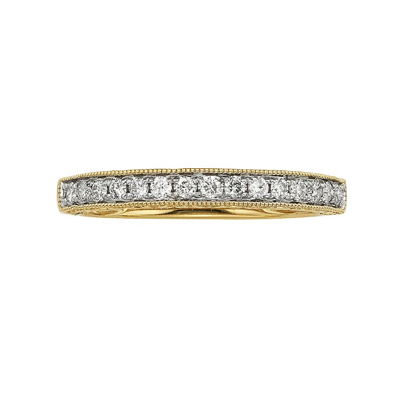 14k Gold 1/4-ct. T.W. IGL Certified Diamond Wedding Ring, Womens, Size: 5,