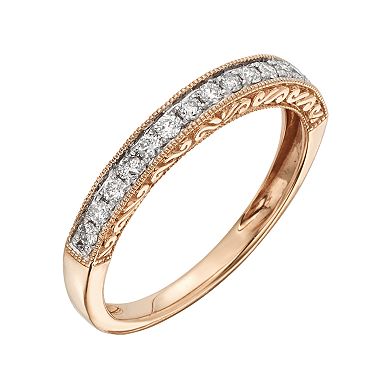 14k Gold 1/4-ct. T.W. IGL Certified Diamond Wedding Ring 