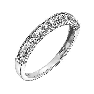 14k Gold 1/4-ct. T.W. IGL Certified Diamond Wedding Ring