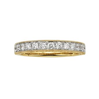 The Regal Collection 14k Gold 1/2 ct T.W. IGL Certified Diamond Wedding Ring