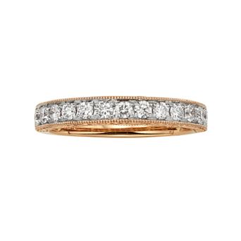 The Regal Collection 14k Gold 1/2 ct T.W. IGL Certified Diamond Wedding Ring
