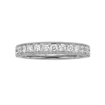 The Regal Collection 14k Gold 1/2 ct T.W. IGL Certified Diamond Wedding Ring