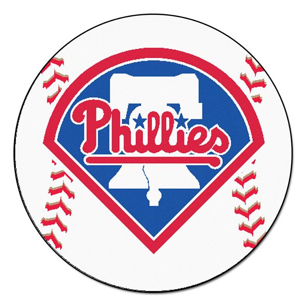 FANMATS MLB Philadelphia Phillies Photorealistic 27 in. Round Baseball Mat  6450 - The Home Depot