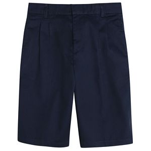 Boys 8-20 Husky French Toast School Uniform Pleated Shorts