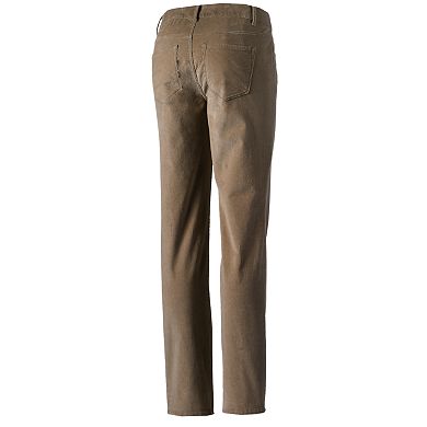 Petite Sonoma Goods For Life® Straight-Leg Corduroy Pants