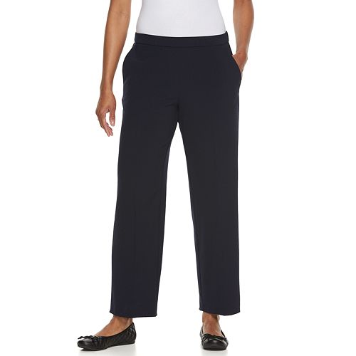 Petite Croft & Barrow® Solid Pull-On Dress Pants