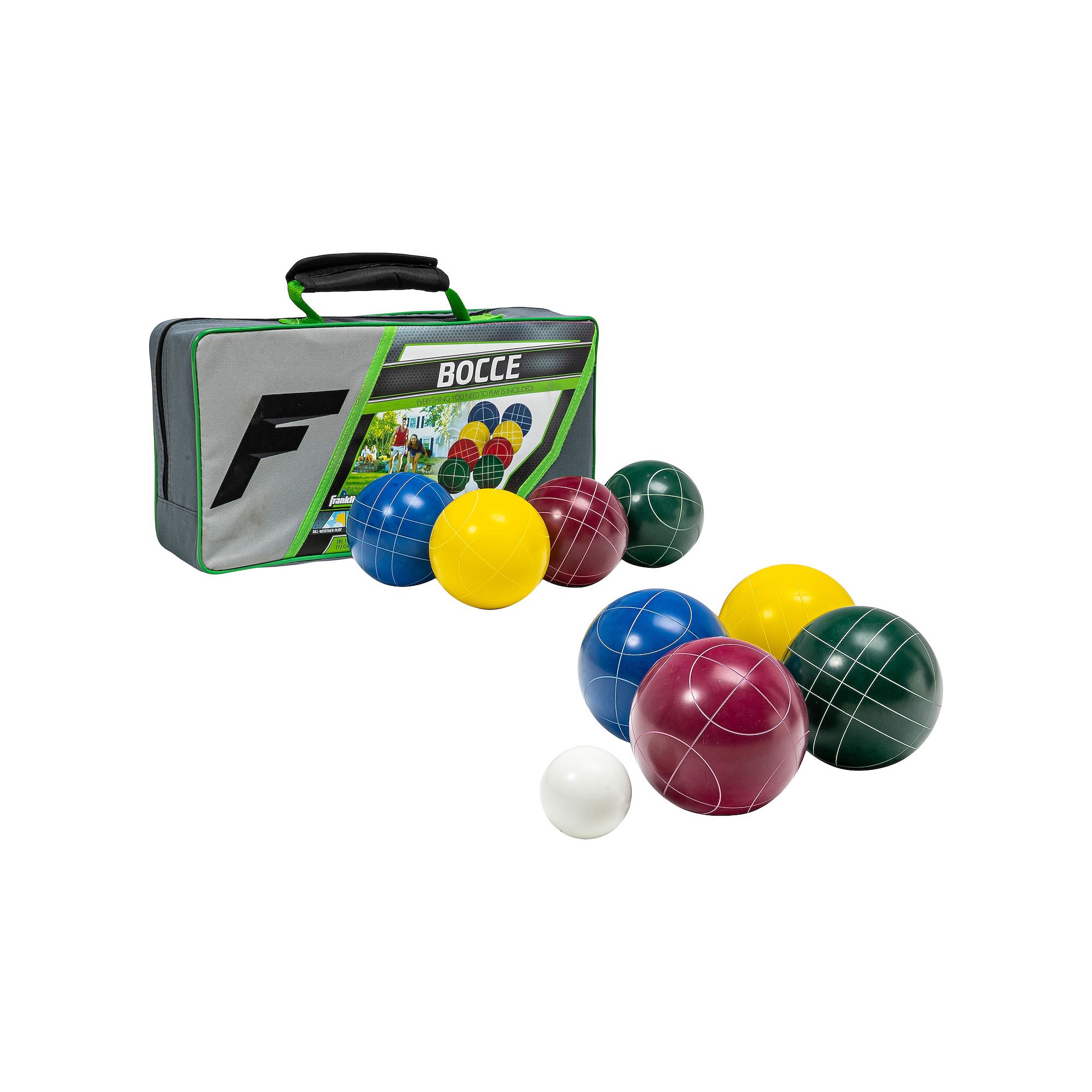 Franklin Sports Advanced 100-mm Bocce Set, Multicolor