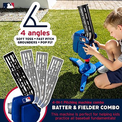 Franklin Sports MLB Batter and Fielder 4-in-1 Multi-Function Trainer