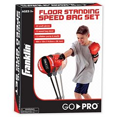 Soozier 5'4- 6'8 Speed Bag Boxing Bag Stand With Reaction Bar Challenge,  Reflex Bag Boxing Training Equipment, Speed Punching Bag, Black : Target