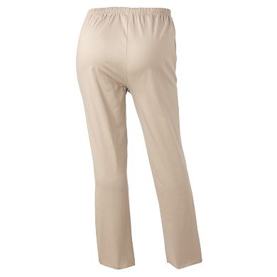 Plus Size Croft & Barrow® Twill Pull-On Pants
