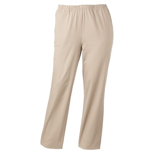 Plus Size Croft & Barrow® Twill Pull-On Pants