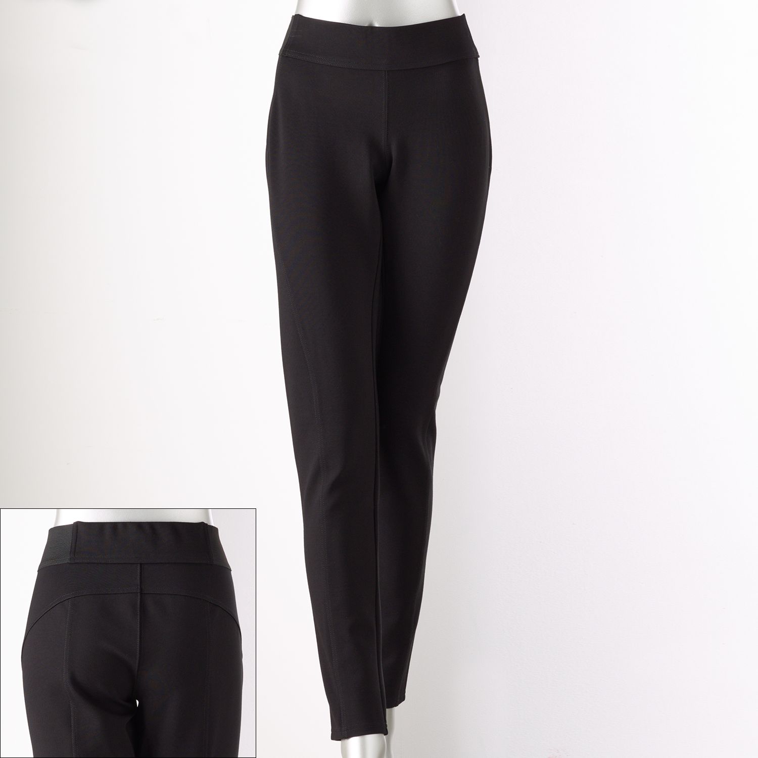 vera wang skinny mid rise