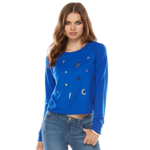 Juicy Couture Embellished Cropped Sweatshirt - Women's