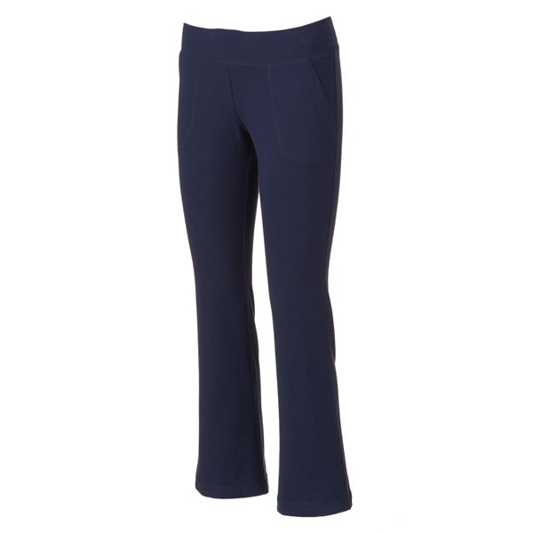 Petite yoga shop pants kohls