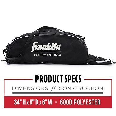Franklin Sports Junior-Size Equipment Bag