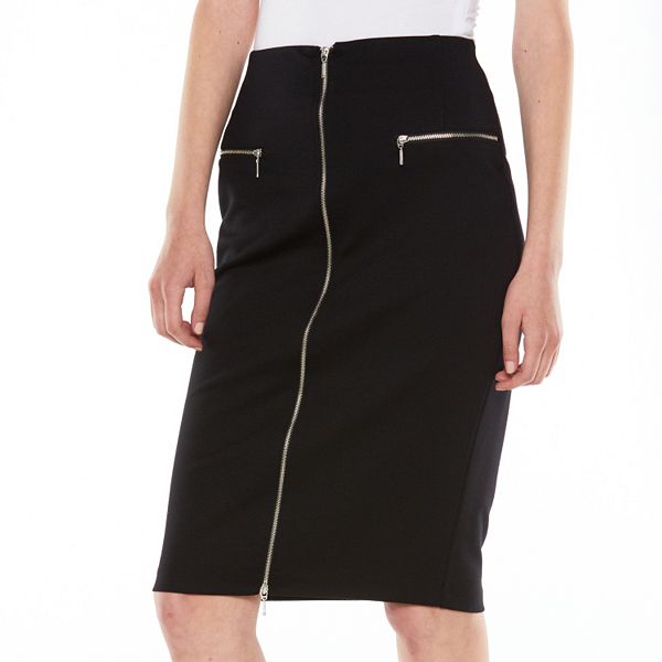 Women's Jennifer Lopez Zip-Front Pencil Skirt