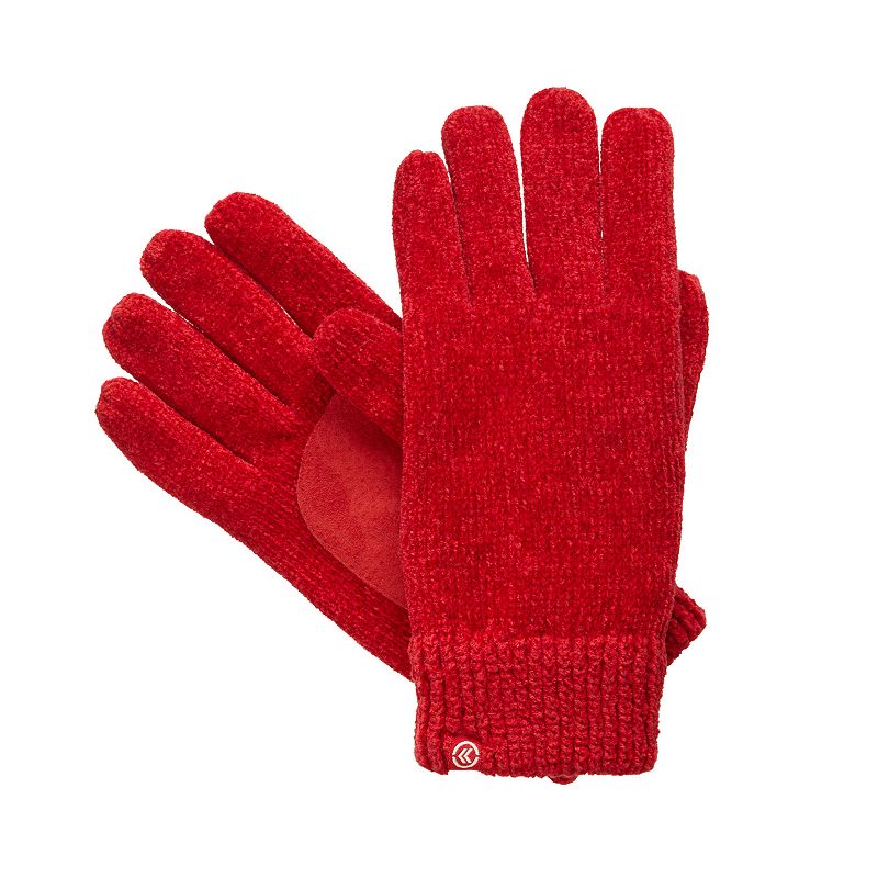 UPC 022653707440 product image for isotoner Chenille Palm Gloves - Women's, Brt Red | upcitemdb.com