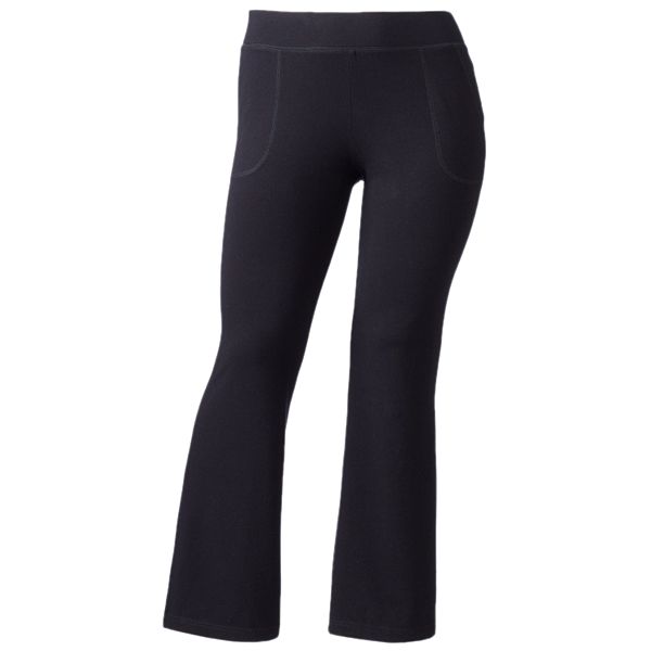 Plus Size Sonoma Goods For Life® Solid Yoga Pants