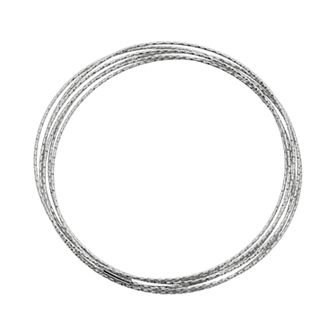 Jordan Blue Sterling Silver Interlocking Bangle Bracelet