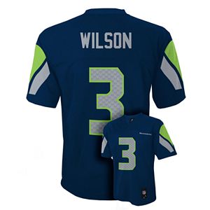 Boys 4-7 Seattle Seahawks Russell Wilson NFL Replica Jersey