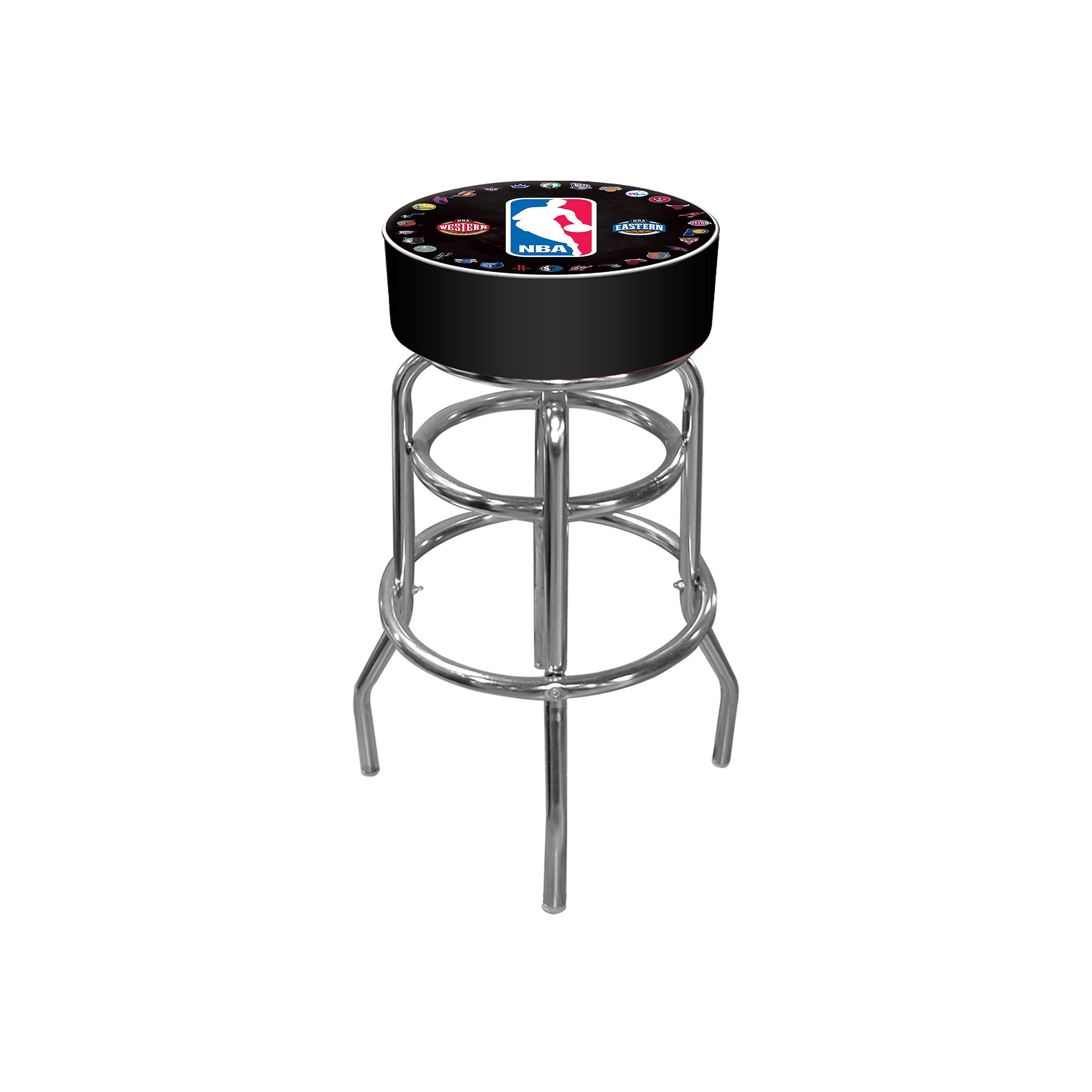 NBA Padded Swivel Bar Stool, Nba Team