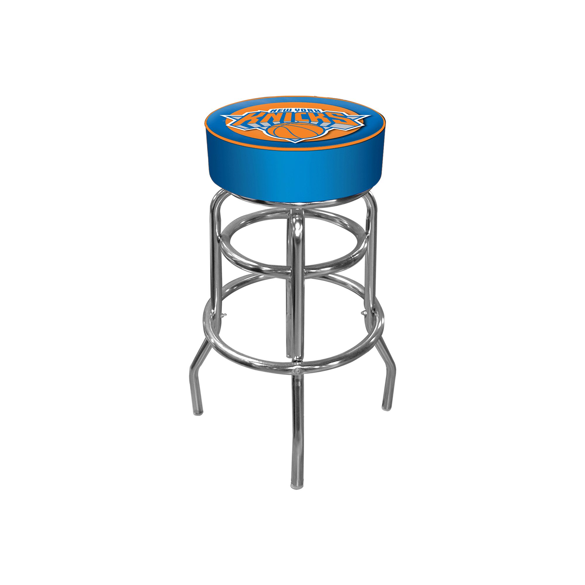 New York Knicks Padded Swivel Bar Stool, Team