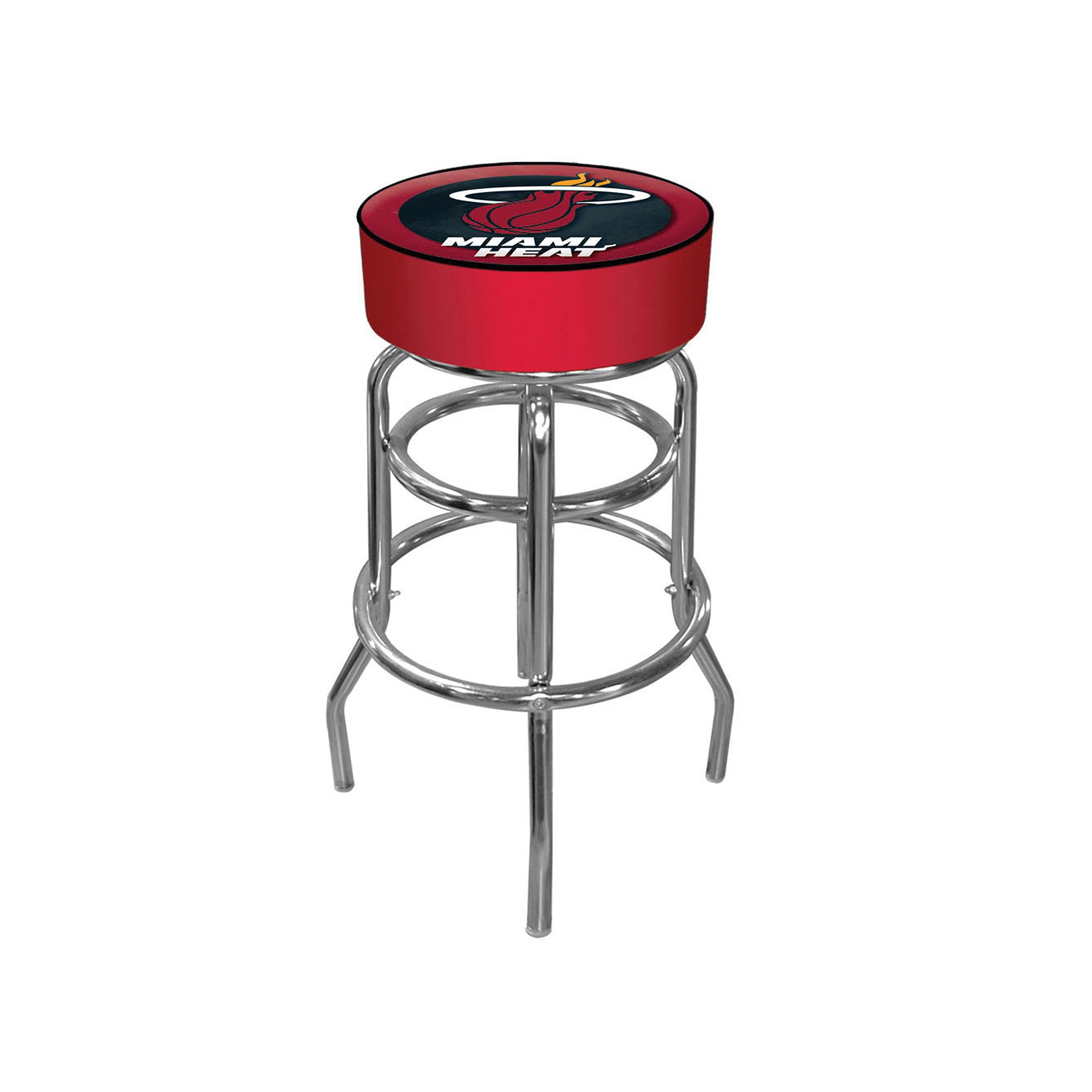 Miami Heat Padded Swivel Bar Stool, Team