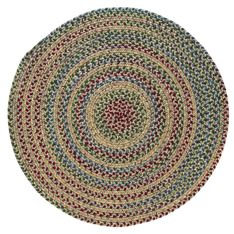 Colonial Mills Woolux Braided Round 60in Rug, Green, 5Ft Rnd