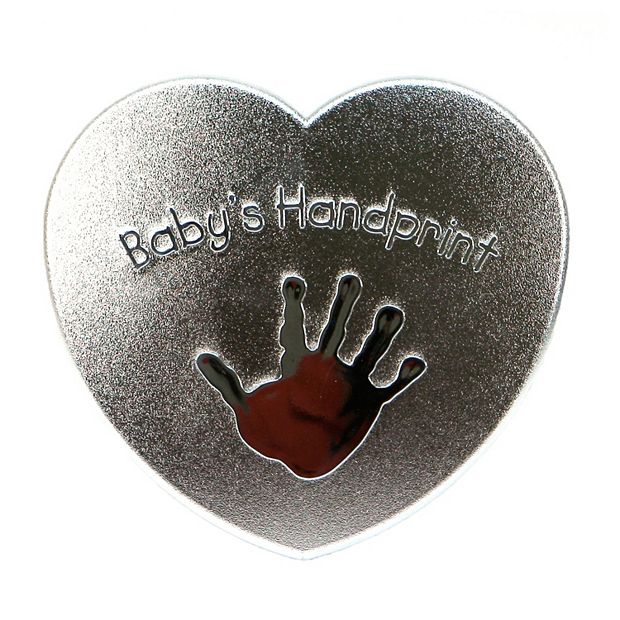 Baby Handprint Kit by Stepping Stones Plaster/heart Shaped Mold