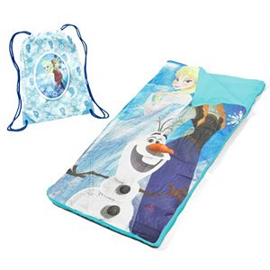 Disney's Frozen Elsa, Anna & Olaf Sleeping Bag & Sackpack Slumber Set