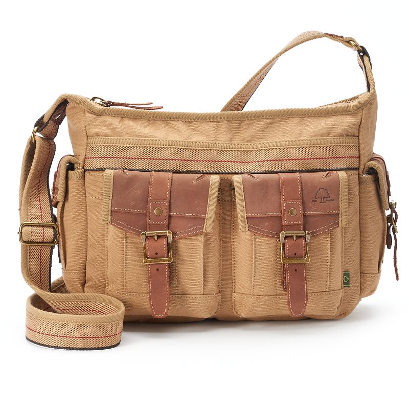 The Same Direction Leather Turtle Ridge Crossbody Bag, Brown