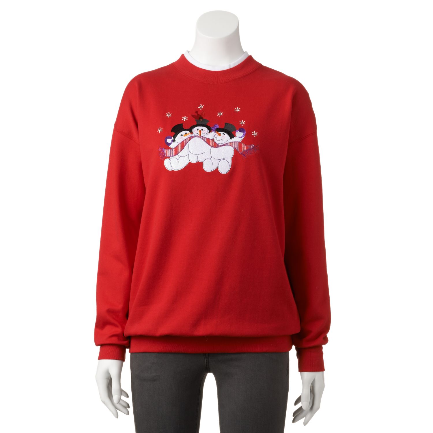 snowman sweatshirts women's