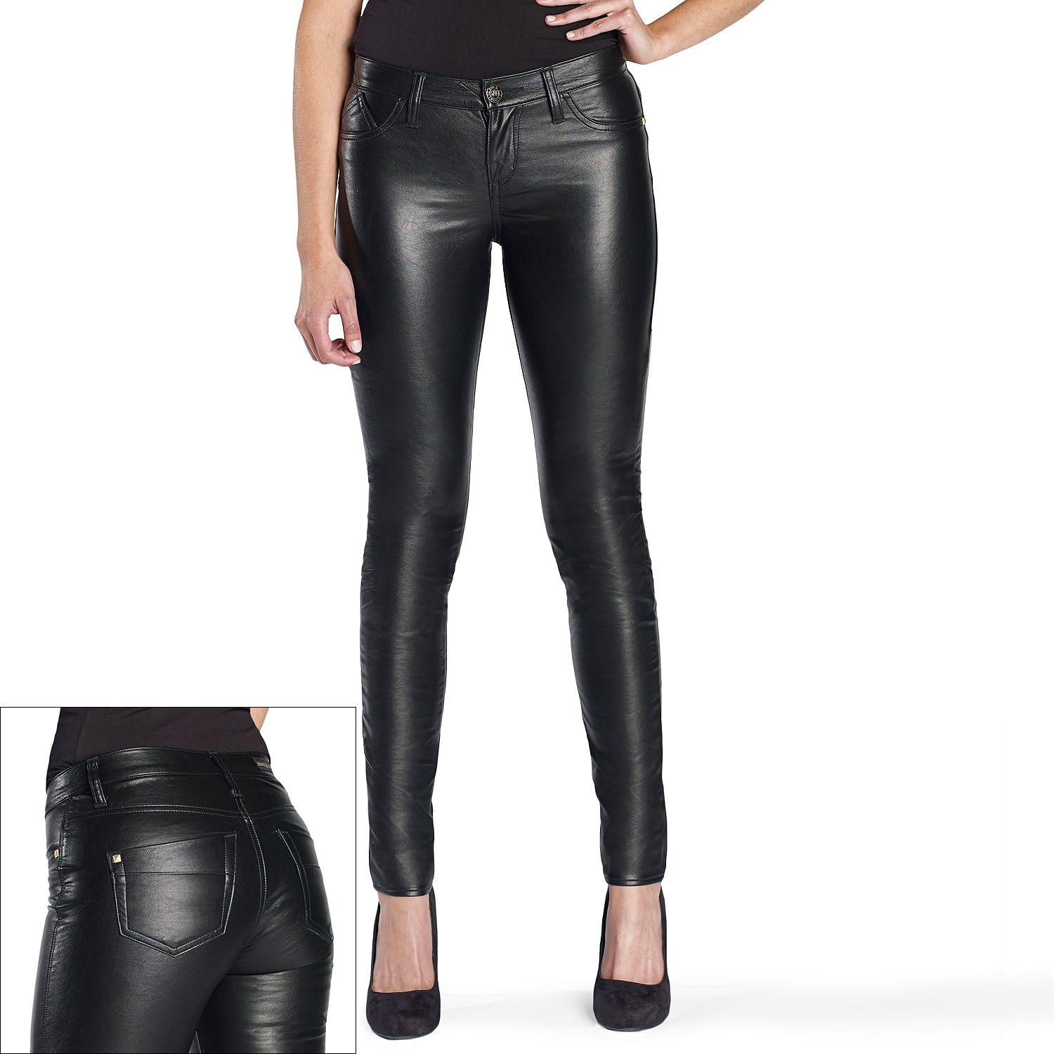 kohl's faux leather pants