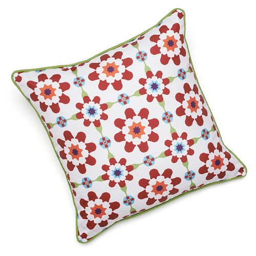 Edie, Inc. Floral Indoor Outdoor Decorative Pillow