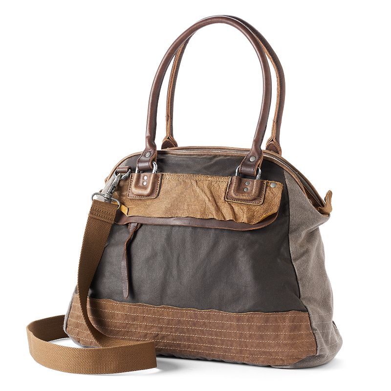 The Same Direction Tapa Leather Convertible Tote, Grey