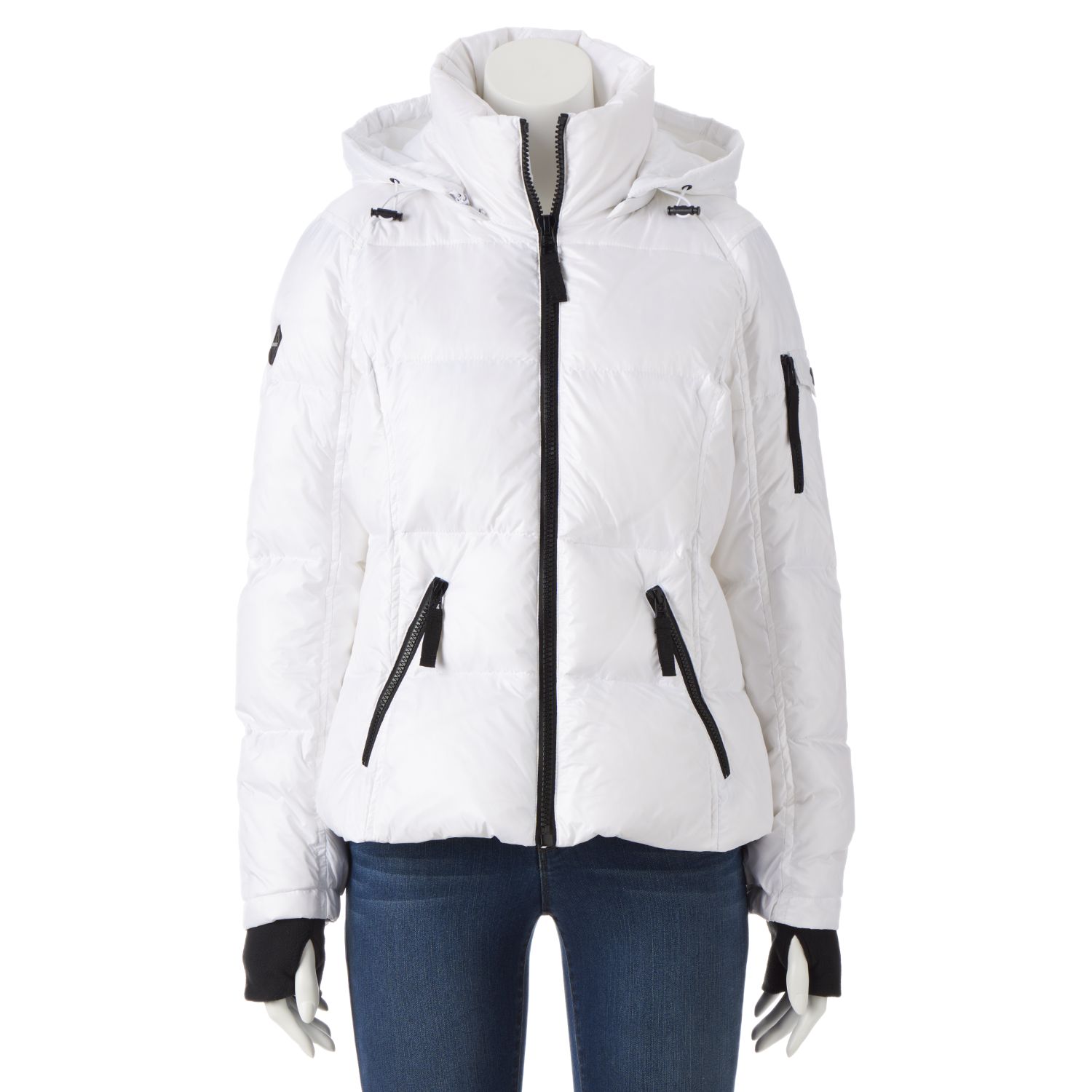 kohls puffer jacket womens