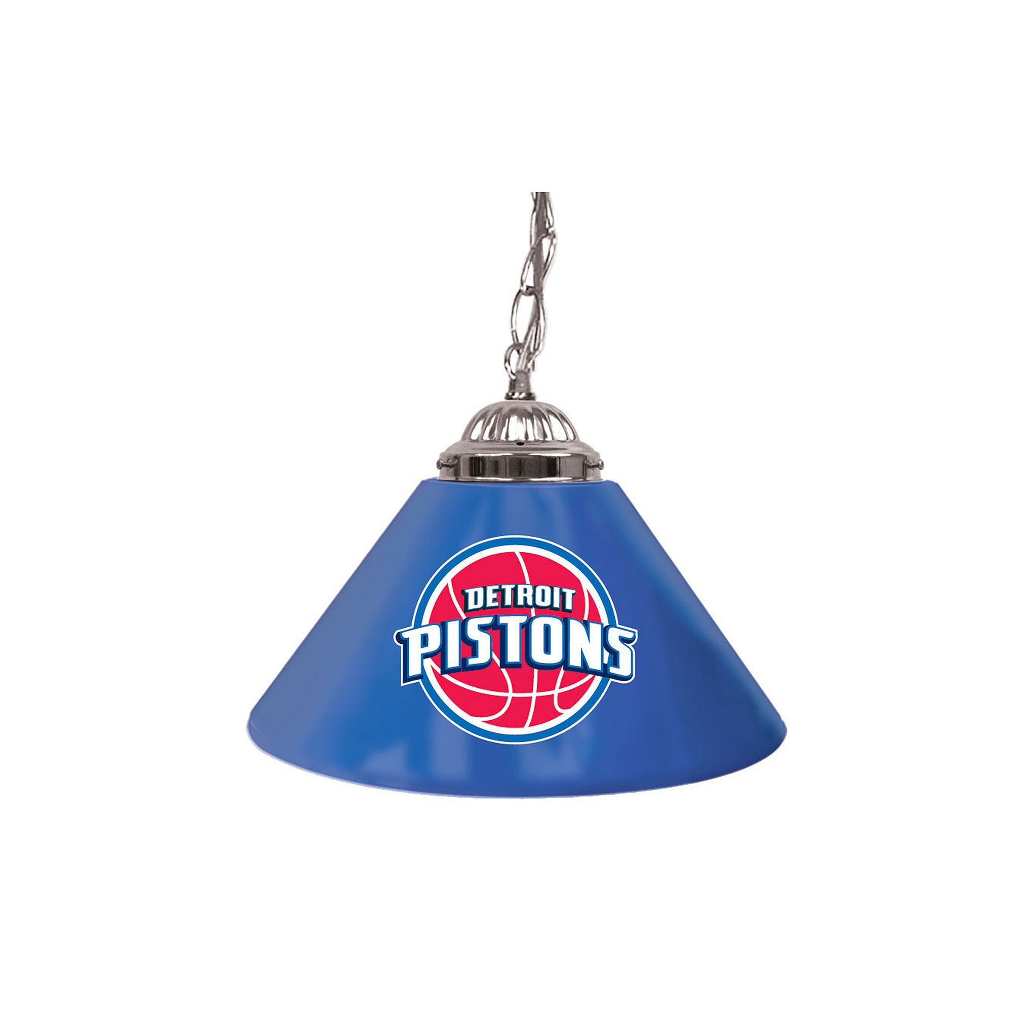 Detroit Pistons Single-Shade 14 Bar Lamp, Pis Team