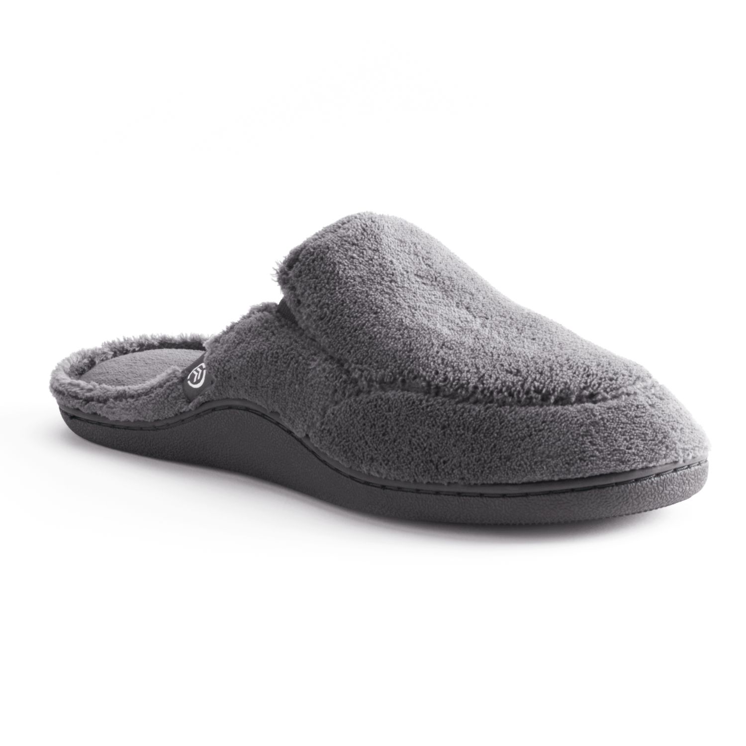 isotoner men's microterry clog slippers