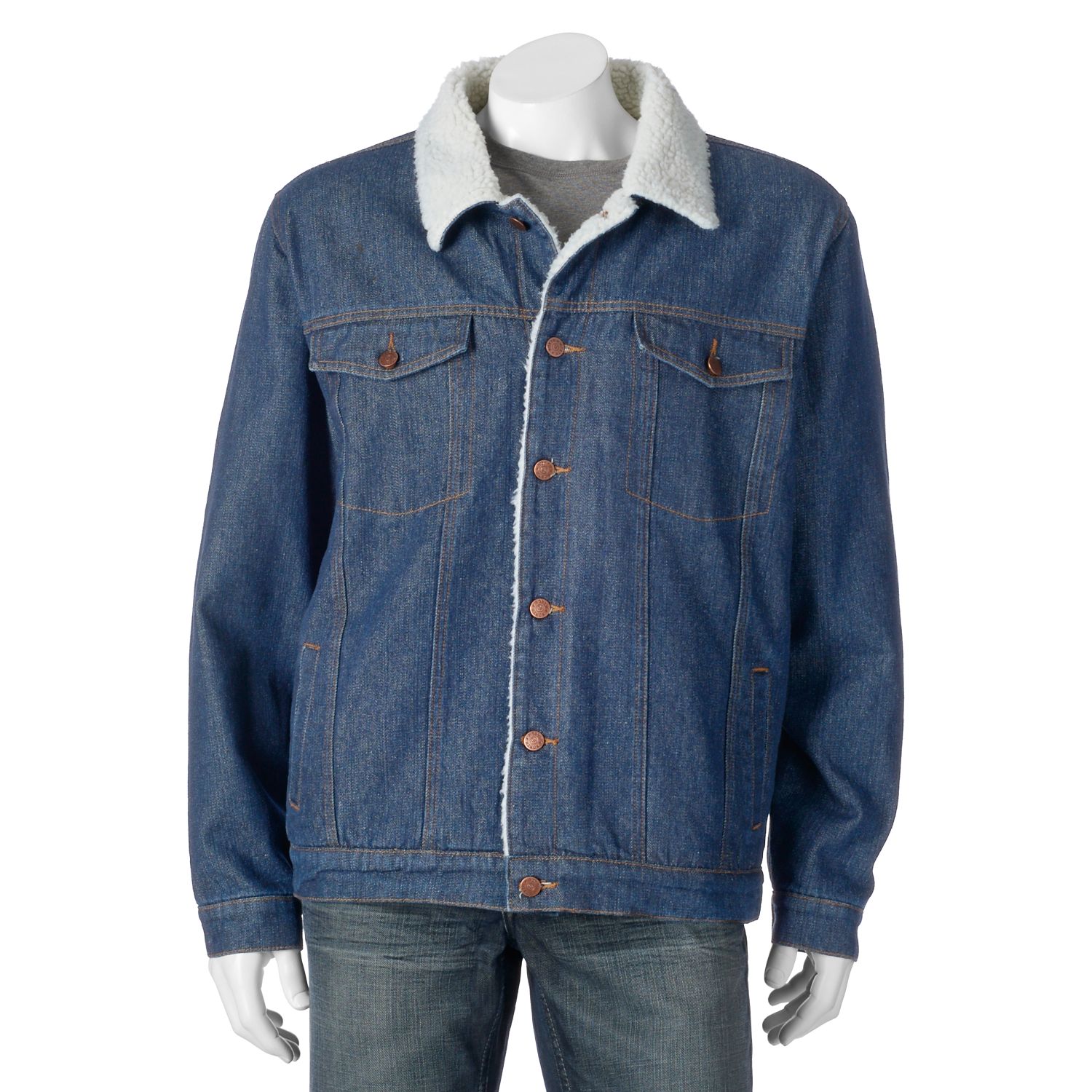 mens big and tall denim jacket