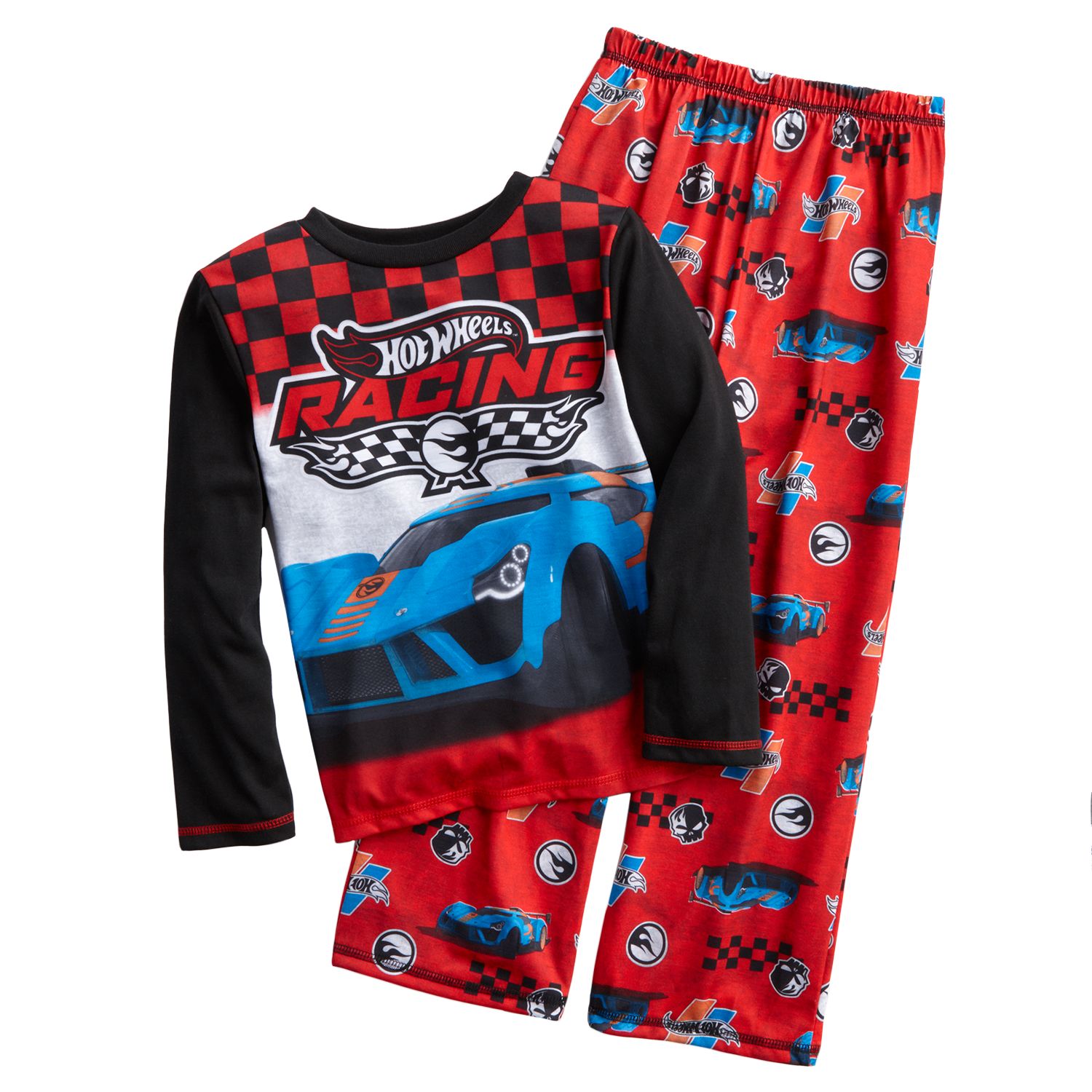 hot wheels pajama set