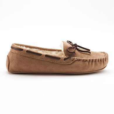 Sonoma Goods For Life® Microsuede Moccasin Slippers - Women