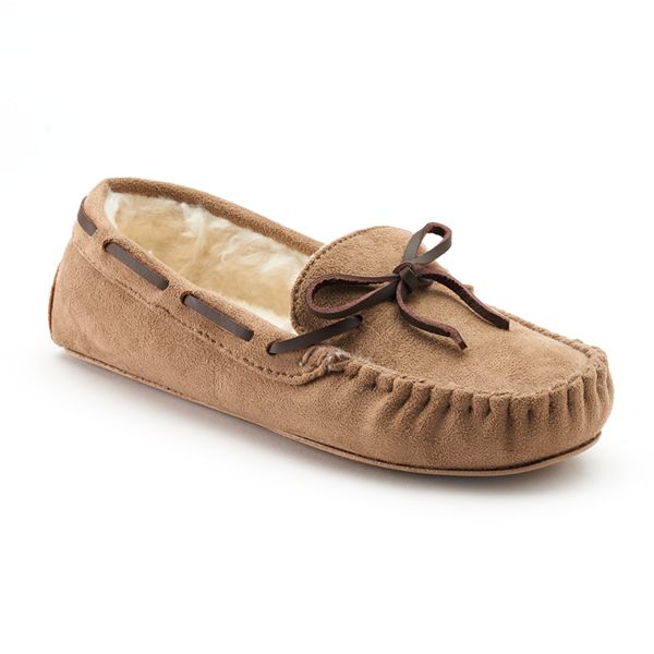 Sonoma Goods For Life® Microsuede Moccasin Slippers - Women