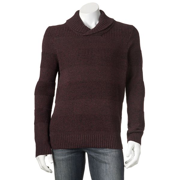 Apt. 9® Modern-Fit Textured Shawl-Collar Sweater - Men