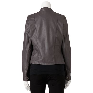 J2 by Jou Jou Faux-Leather Jacket - Juniors