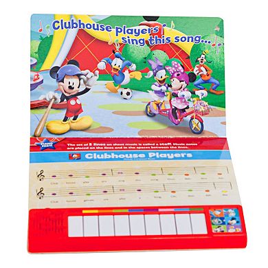 Disney Mickey Mouse Clubhouse I Can Play Piano Songs Book