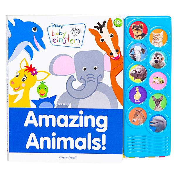 Baby Einstein Amazing Animals Play A Sound Book