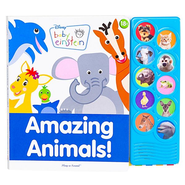 Baby Einstein Amazing Animals Play-A-Sound Book